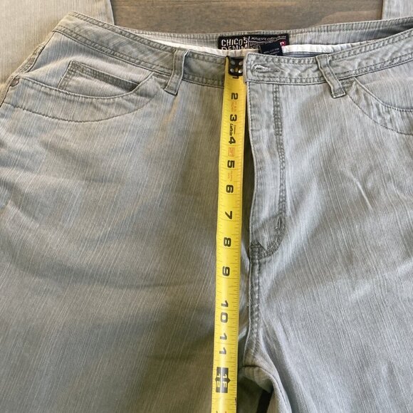 Chicos Chico’s Denim Light Green High Rise Jeans Pants Women’s Size 16 (X7) - Picture 6 of 10